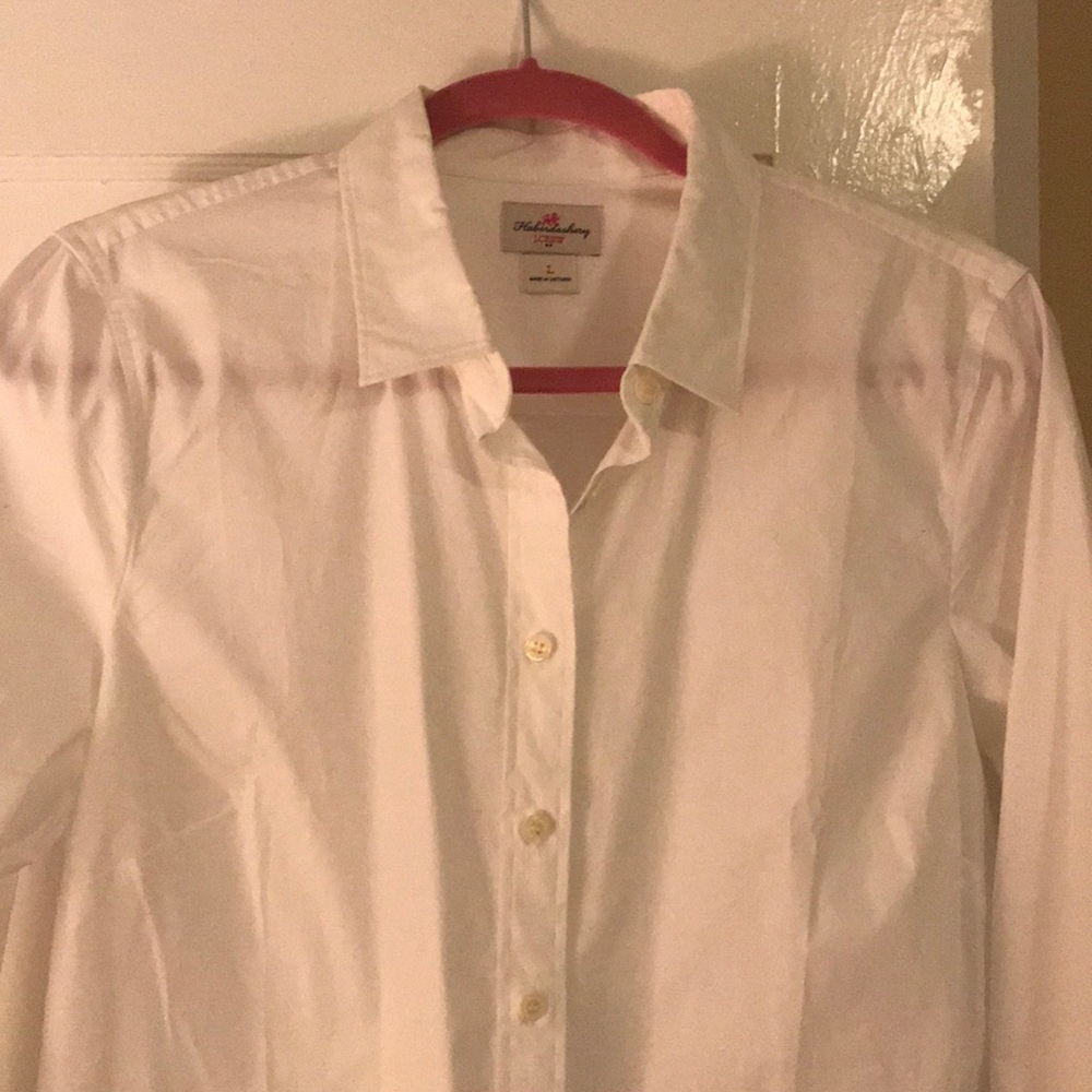 White oxford style shirt